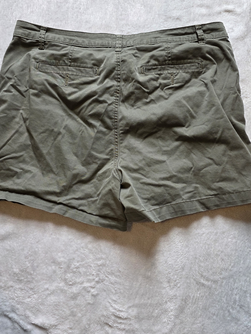 a.n.a Olive Green Casual Women's Shorts